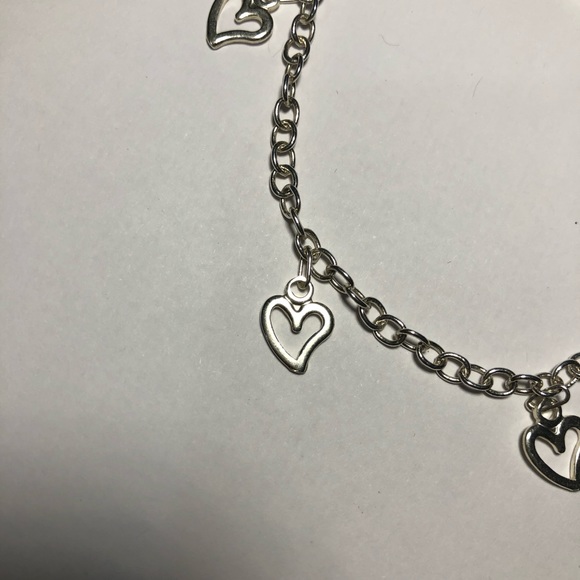 Sterling silver Italy heart bracelet - Picture 2 of 6